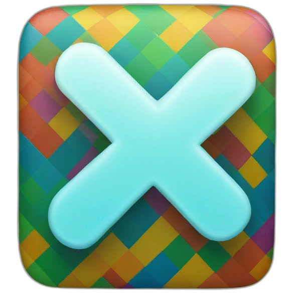 Colorful check mark emoji