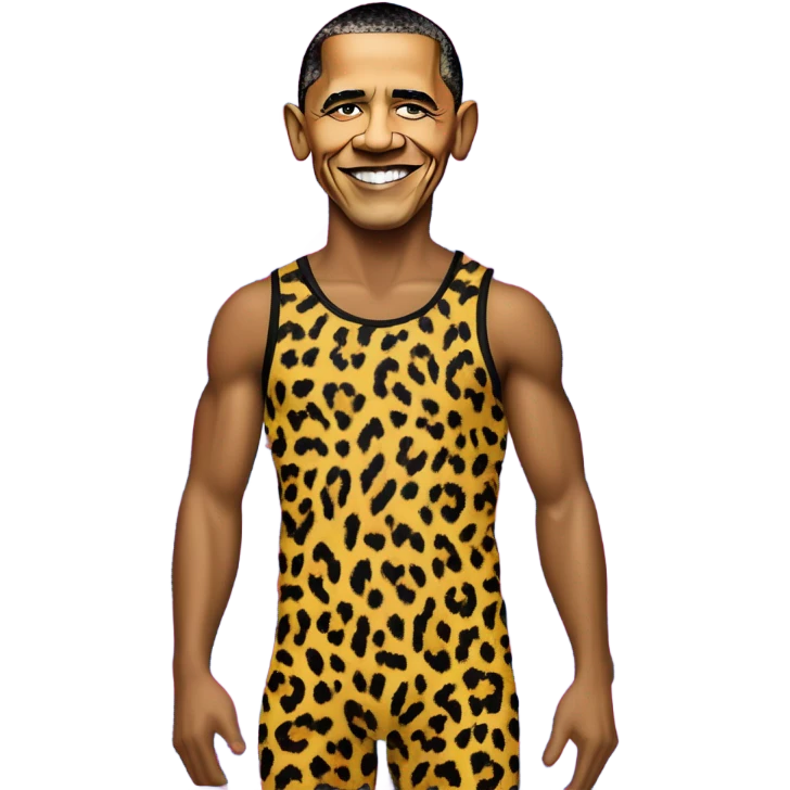 Obama Obama Obama Obama  Obama but he’s dressed in a 80s spandex leopard print workout unitard Obama Obama Obama Obama Obama short hair Obama wrinkles hair Barack Obama hope poster Obama emoji
