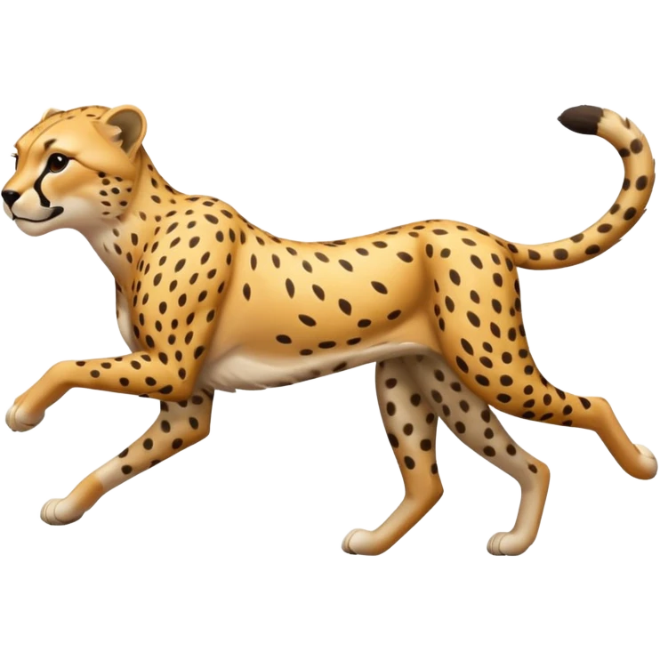 Cheetah running emoji