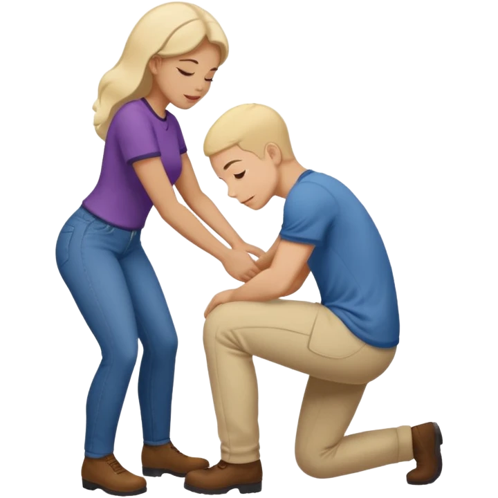 Someone digging in another persons butt emoji