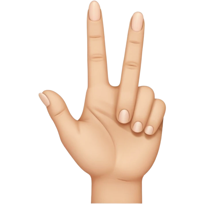 Middle finger but with 6 fingers  emoji