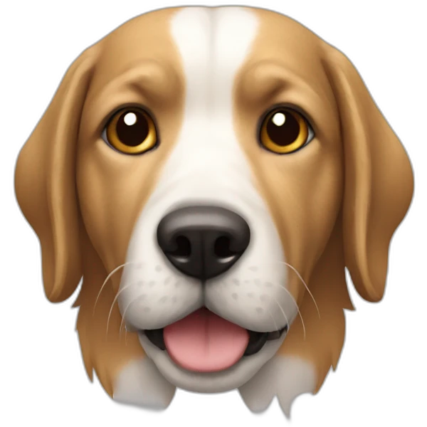 Chien sur chat emoji