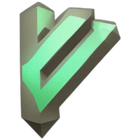 Bold letter B with arrow exponentially increasing towards the upper right emoji