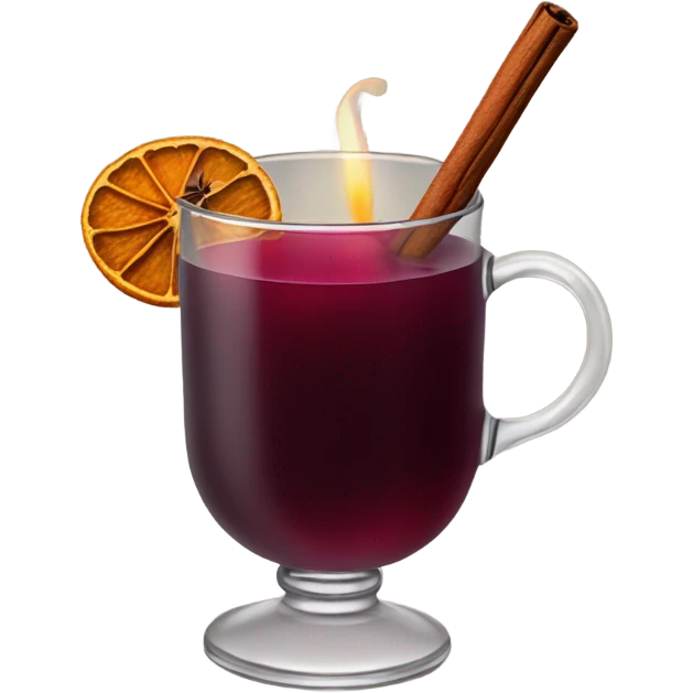 Mulled wine with star anise emoji