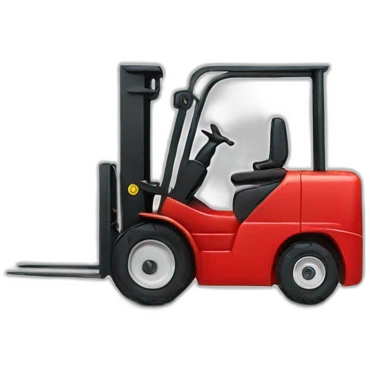 red forklift emoji