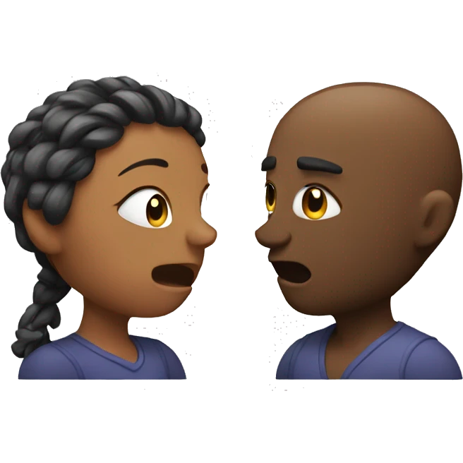 Couple fighting  emoji