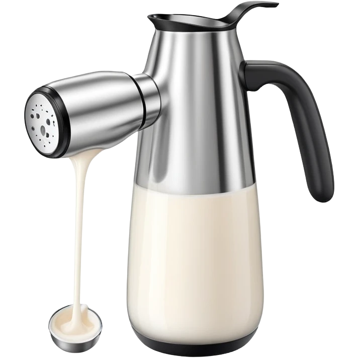 handheld milk foamer emoji