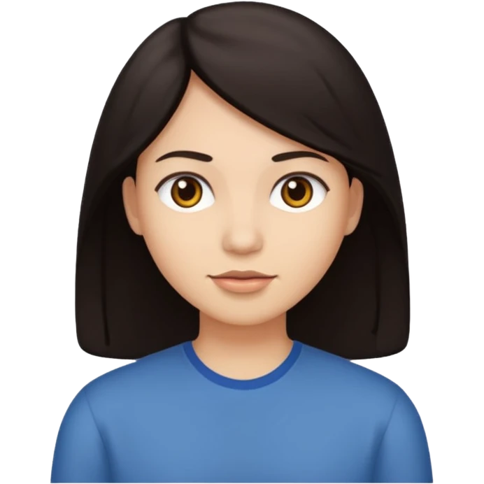 cabelos mais escuros emoji