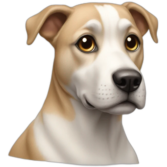 Chat sur un chien emoji