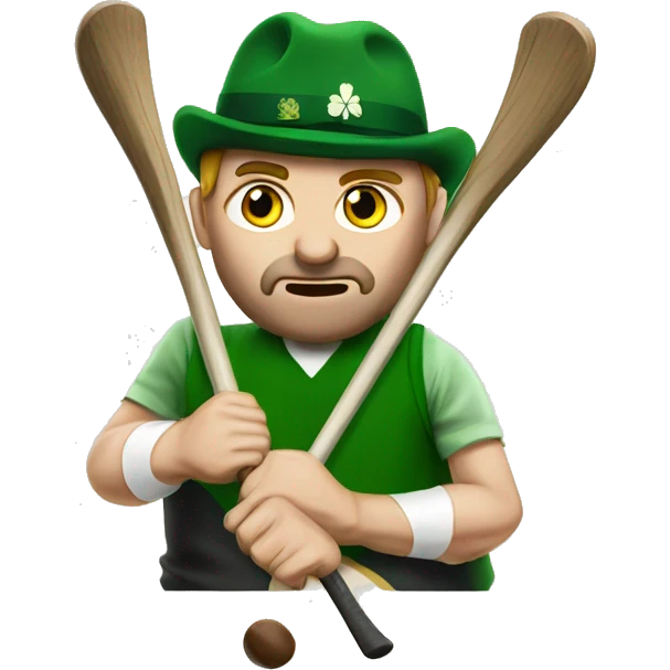 Hurling Irish emoji