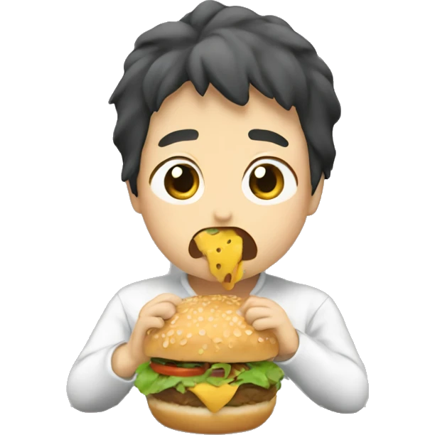 Chiikawa eating emoji
