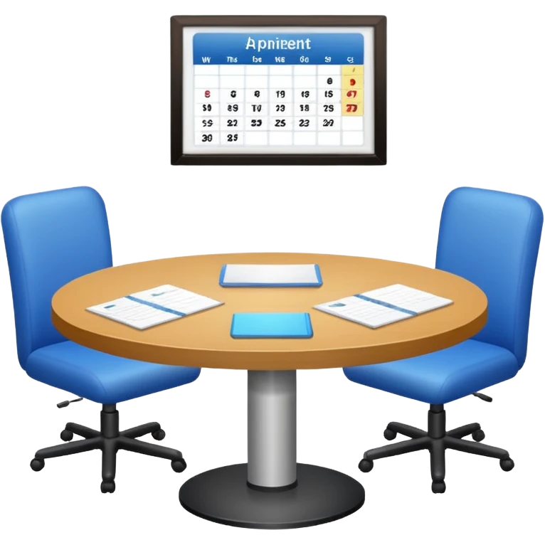 جدول مواعيد emoji