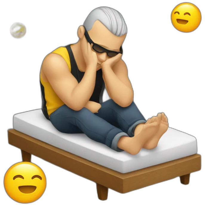 Sleeping-dj-snake emoji