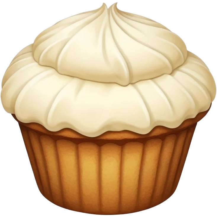 white brown vanilla muffin emoji