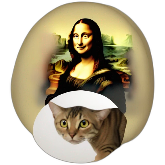 Dessin de Mona Lisa emoji