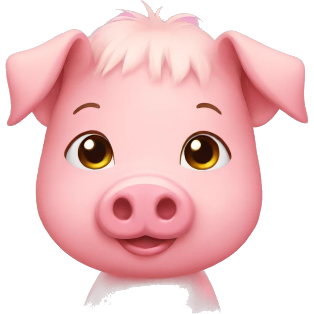 Girl pig emoji