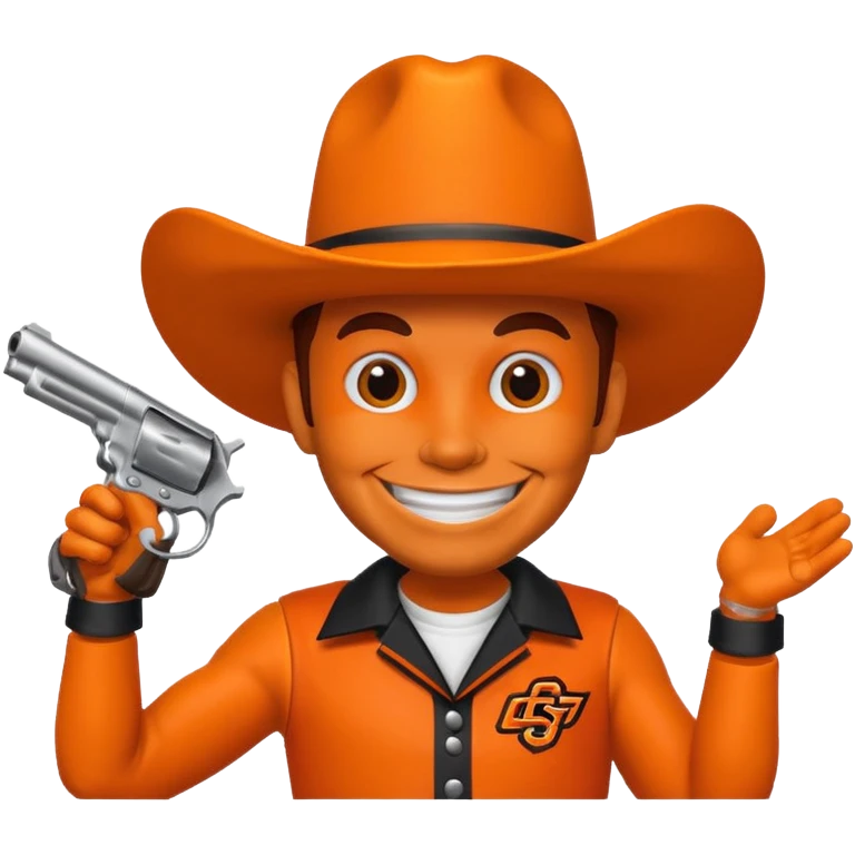 Oklahoma state pistol pete emoji