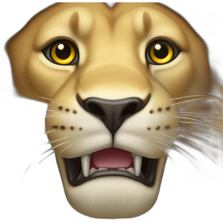 lion on batterie emoji