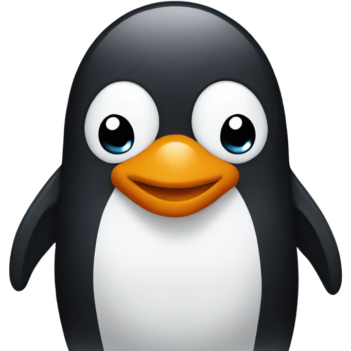 penguin with socks emoji