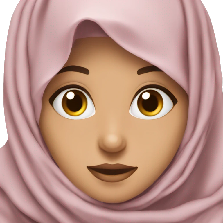 zipline hijab girl emoji