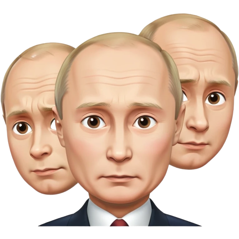 Vladimir Vladimirovich Putin, different emotions emoji