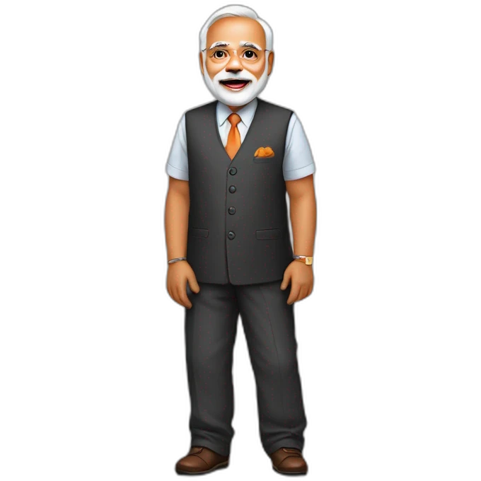Modi is dog emoji