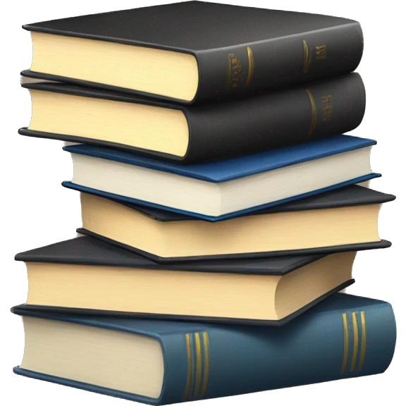 Stack of books  emoji