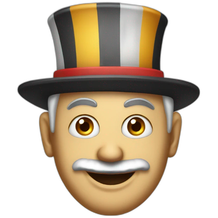 benyamin netanyahou with a clown hat emoji