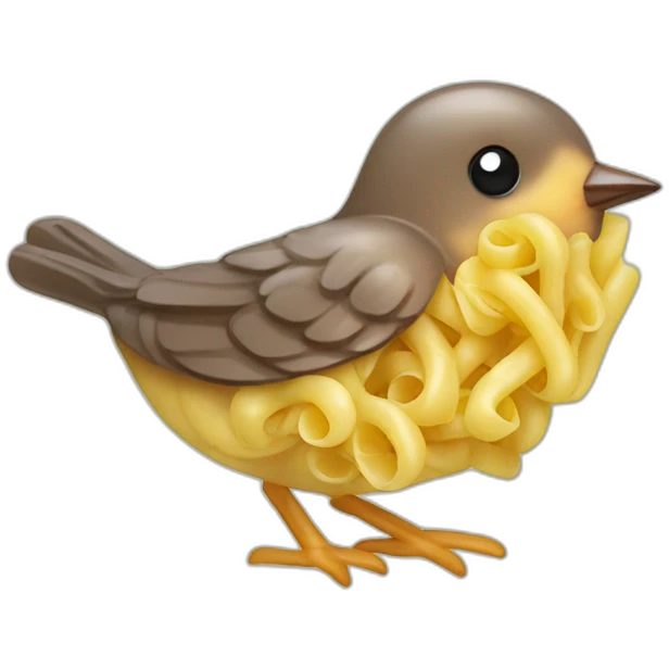 pasta ear baby bird emoji