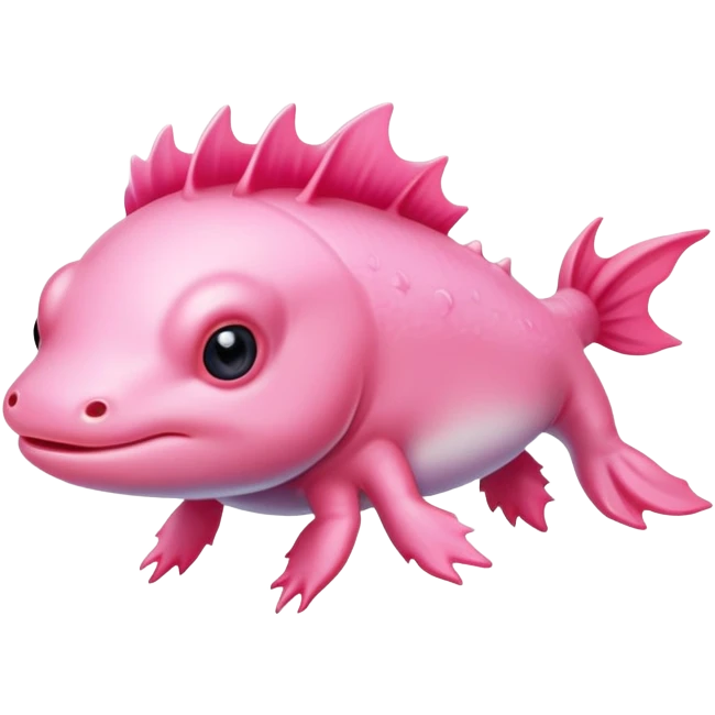 pink axolotl emoji
