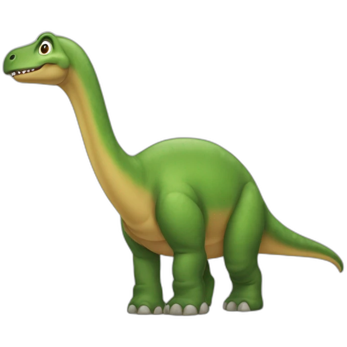 Brontosaurus down emoji