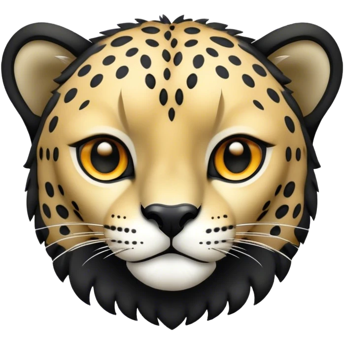 black cheetah  emoji