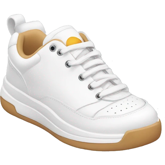 White ked sneakers emoji