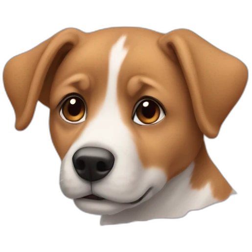 Un chiot et sa mere emoji