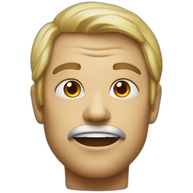visage hurlant de peur apple emoji