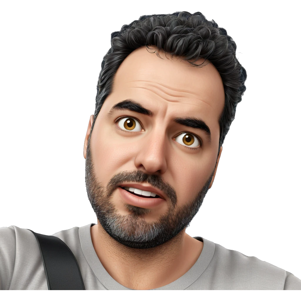 realistic portrait of a man emoji