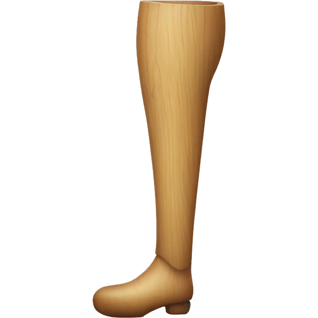 wooden leg emoji