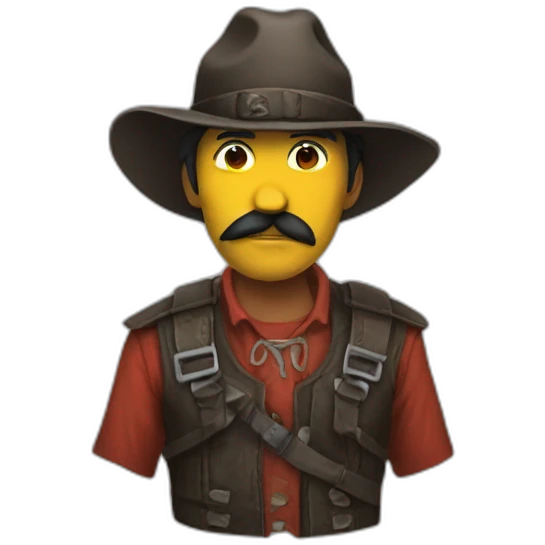 Original bandit saleté emoji