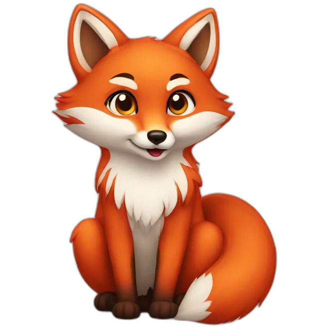 Fox love emoji