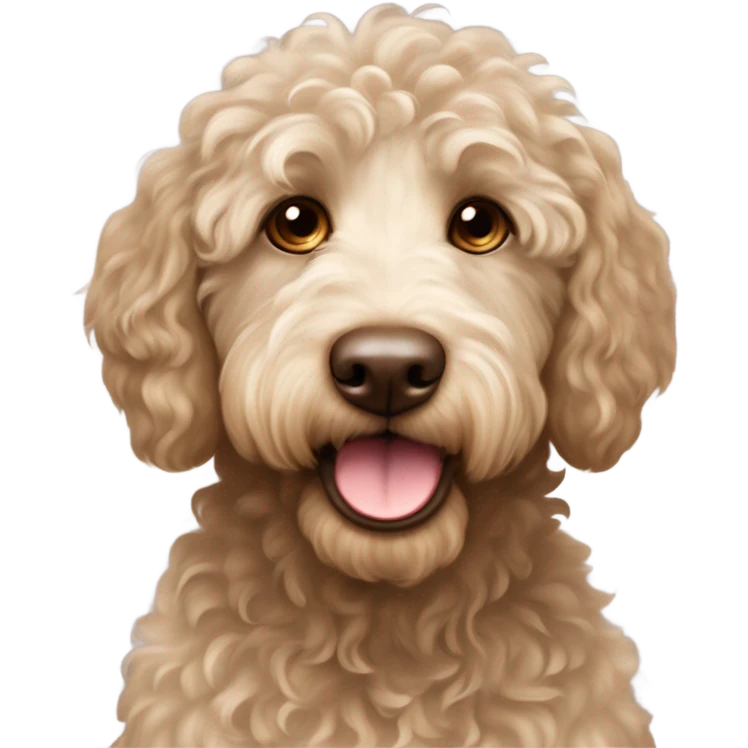 Labradoodle  emoji
