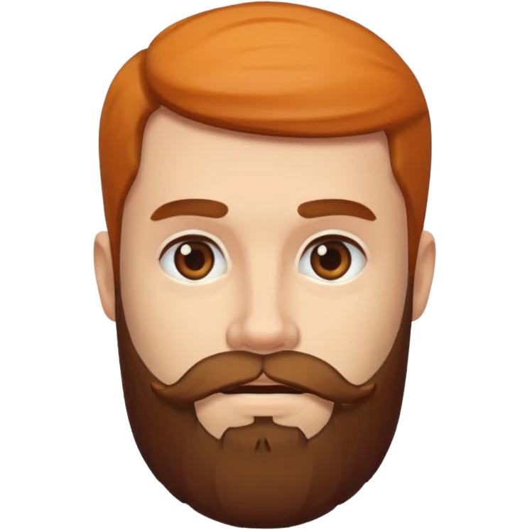 portrait of a bearded male emoji