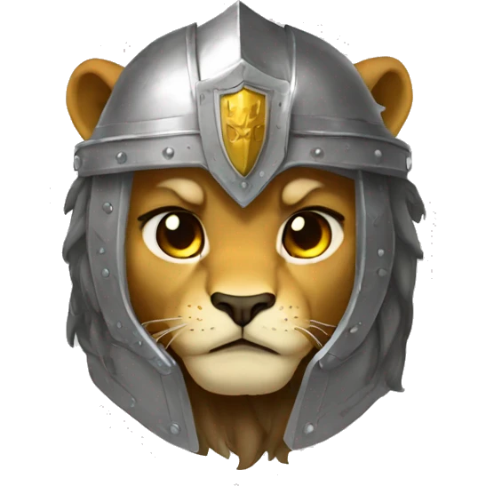 lion paladin in tears emoji