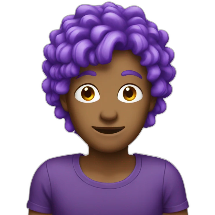 Purple emoji