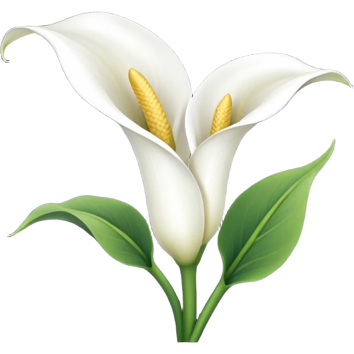 calla lily flower emoji