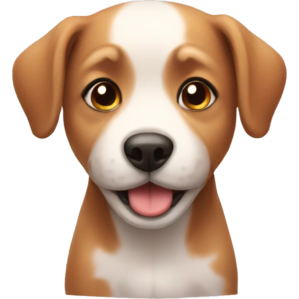 adorable little dog emoji