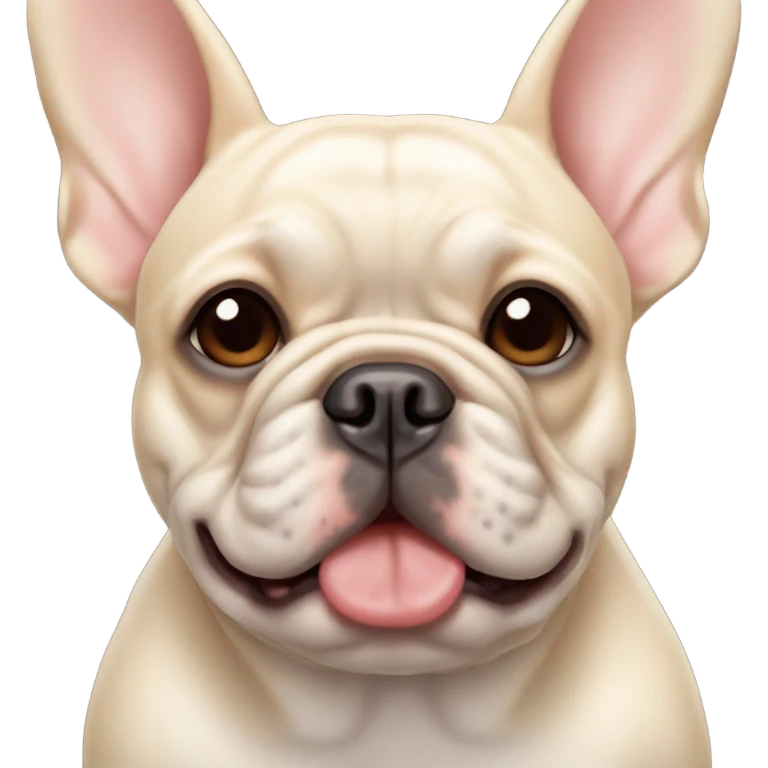 Cream French Bulldog  emoji