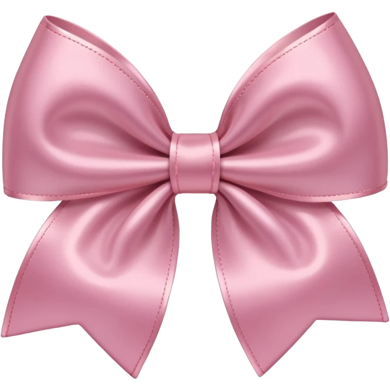 Light pink satin bow emoji