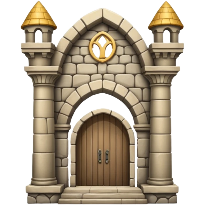 two pillar castle emoji