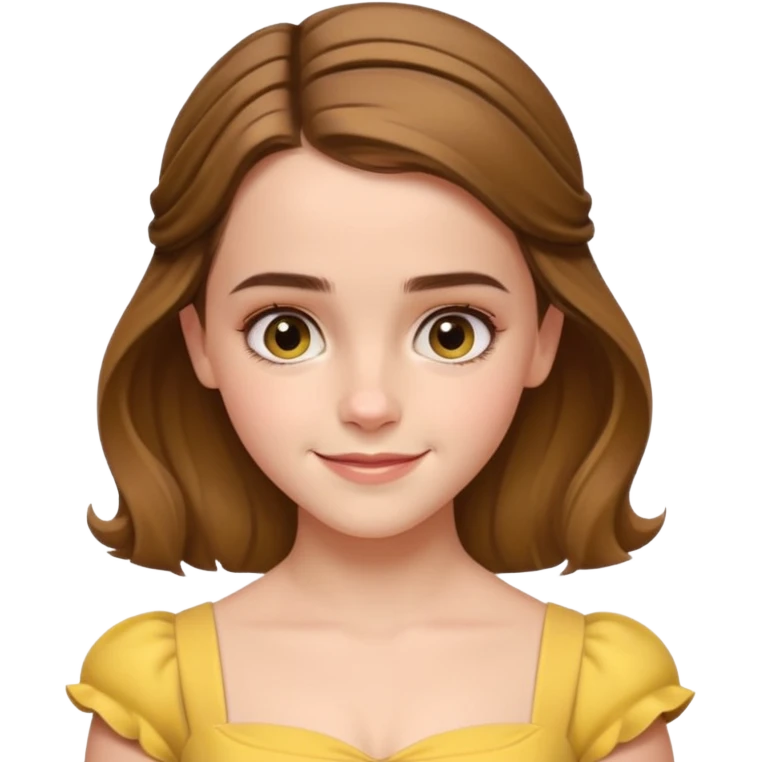 emma watson as belle Cinematic Realistic emoji
