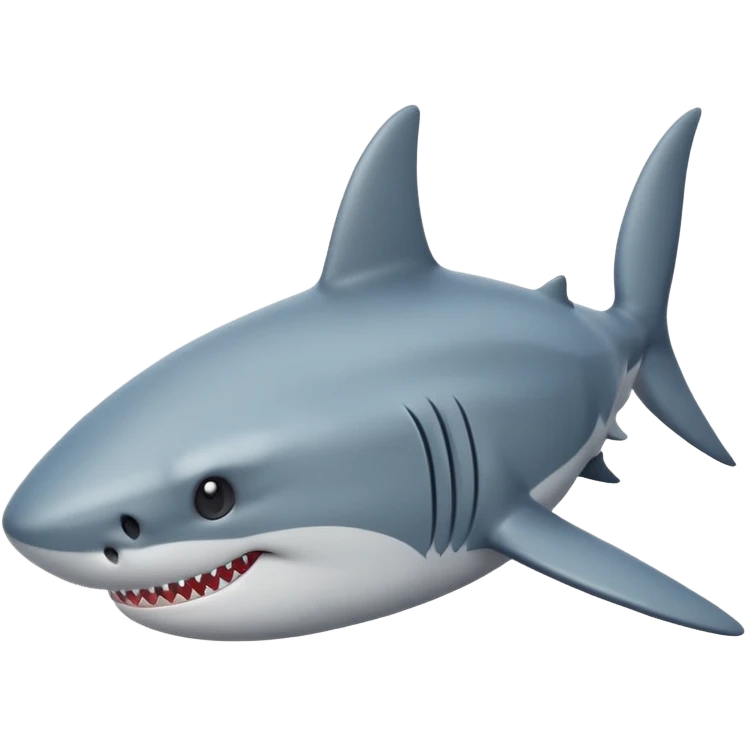 shark body with a cat face emoji